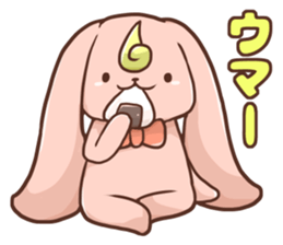 Yaruki-no-nai-usagi sticker #10833887