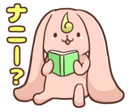 Yaruki-no-nai-usagi sticker #10833891