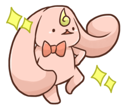 Yaruki-no-nai-usagi sticker #10833900