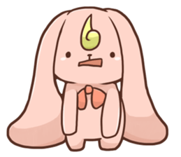 Yaruki-no-nai-usagi sticker #10833901