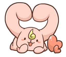 Yaruki-no-nai-usagi sticker #10833903