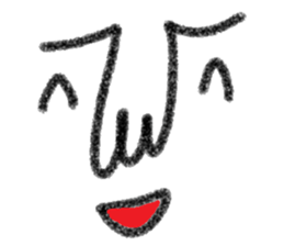 Not cute face sticker #10834584