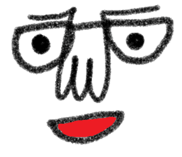 Not cute face sticker #10834608