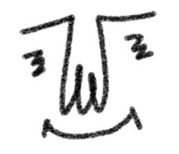 Not cute face sticker #10834609