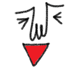 Not cute face sticker #10834620