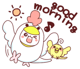 Fluffy Bear Shout the love! pinky! sticker #10834710