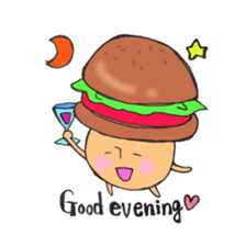 English mushroom sticker #10834746