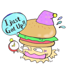 English mushroom sticker #10834751