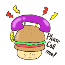 English mushroom sticker #10834763