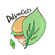 English mushroom sticker #10834782