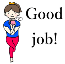 Yoga girl 2(English) sticker #10834814