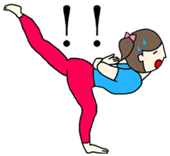 Yoga girl 2(English) sticker #10834818