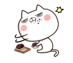 Playing cat and every day sticker #10834881