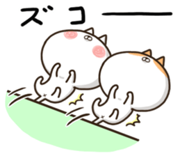 Playing cat and every day sticker #10834886