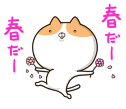 Playing cat and every day sticker #10834887