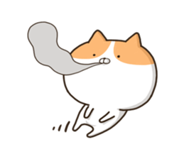 Playing cat and every day sticker #10834889