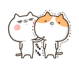 Playing cat and every day sticker #10834898