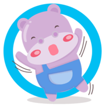 Heather the Hippo sticker #10835185