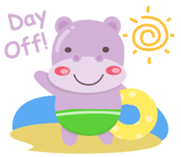 Heather the Hippo sticker #10835189