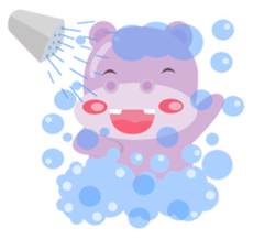 Heather the Hippo sticker #10835193