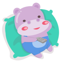 Heather the Hippo sticker #10835198