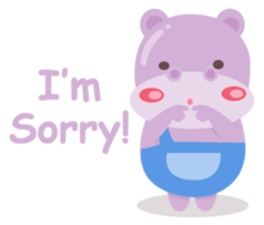 Heather the Hippo sticker #10835200