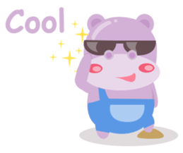 Heather the Hippo sticker #10835208