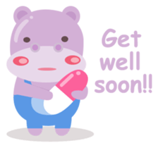 Heather the Hippo sticker #10835209