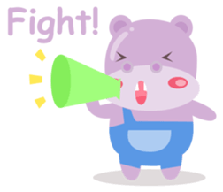 Heather the Hippo sticker #10835211