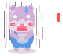 Heather the Hippo sticker #10835214