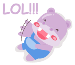 Heather the Hippo sticker #10835215