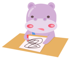 Heather the Hippo sticker #10835216