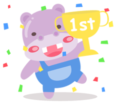 Heather the Hippo sticker #10835223