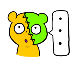 Patchy bear is Yotsuchan sticker #10835384