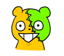 Patchy bear is Yotsuchan sticker #10835386