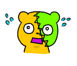 Patchy bear is Yotsuchan sticker #10835389