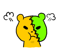 Patchy bear is Yotsuchan sticker #10835390