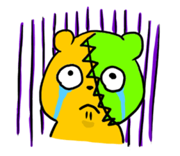 Patchy bear is Yotsuchan sticker #10835392