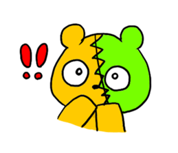 Patchy bear is Yotsuchan sticker #10835402