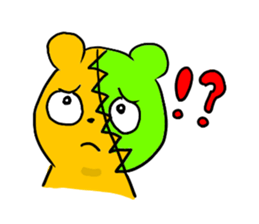 Patchy bear is Yotsuchan sticker #10835403