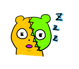 Patchy bear is Yotsuchan sticker #10835405