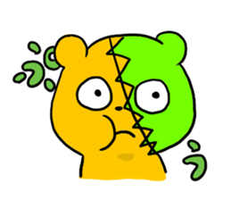 Patchy bear is Yotsuchan sticker #10835408