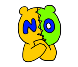 Patchy bear is Yotsuchan sticker #10835419