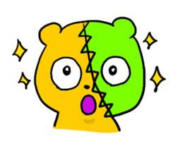 Patchy bear is Yotsuchan sticker #10835420