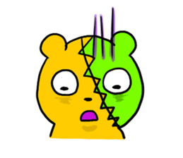 Patchy bear is Yotsuchan sticker #10835421