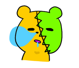 Patchy bear is Yotsuchan sticker #10835423