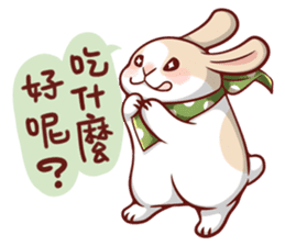 Fattubo Rabbit 3 sticker #10835669