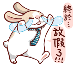 Fattubo Rabbit 3 sticker #10835671