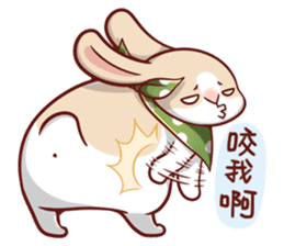 Fattubo Rabbit 3 sticker #10835678