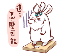 Fattubo Rabbit 3 sticker #10835687